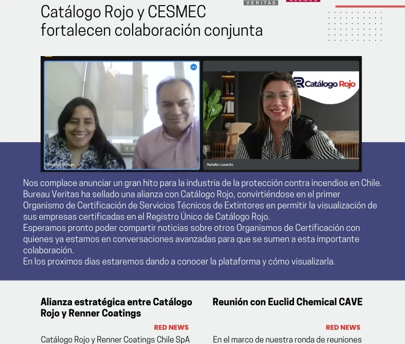 Catálogo Rojo y CESMEC fortalecen colaboración conjunta